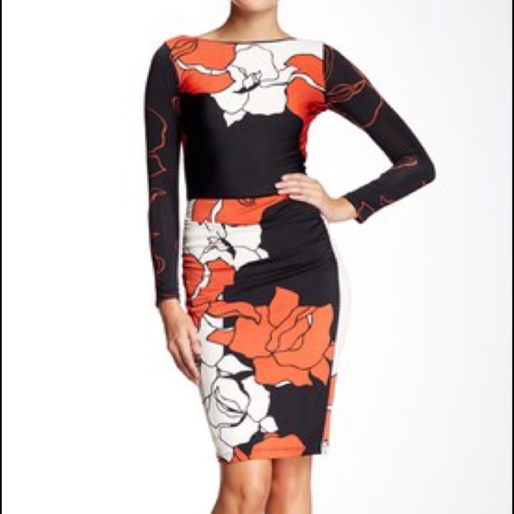 Analili Printed Floral Dress